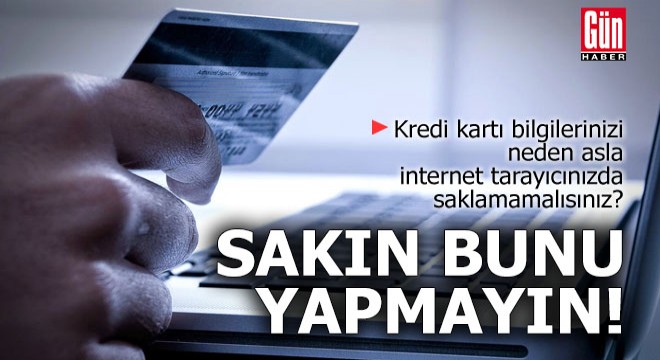 Sakın bunu yapmayın!