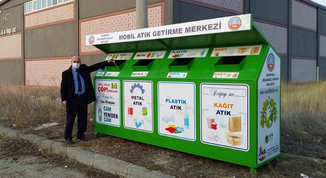 Sandıklı OSB'ye atık konteyneri