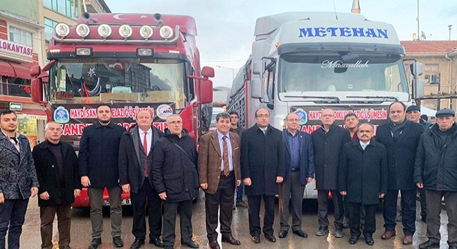 Sandıklı'dan deprem bölgesine yardım