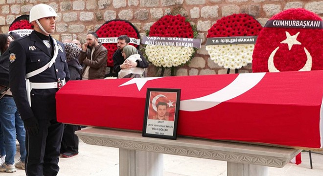 Şehit Bekçi Uğur Gölçek son yolculuğuna uğurlandı
