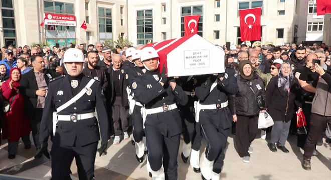 Şehit Pilot Hasan Bahar son yolculuğuna uğurlandı
