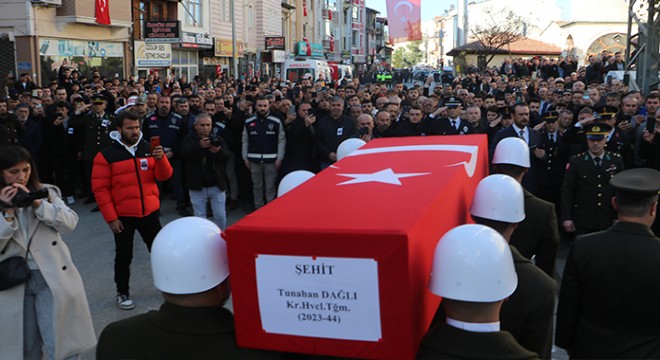 Şehit Teğmen Dağlı, son yolculuğuna uğurlandı