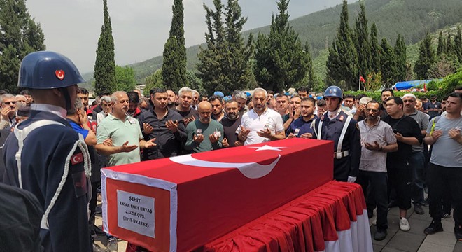 Şehit Uzman Çavuş Ertaş, Hatay'da son yolculuğuna uğurlandı