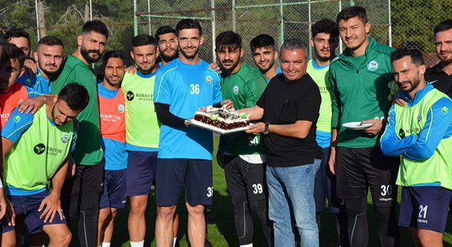 Serik Belediyespor'da neşeli idman