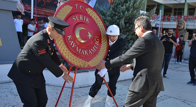Serik'te Gaziler Günü kutlandı