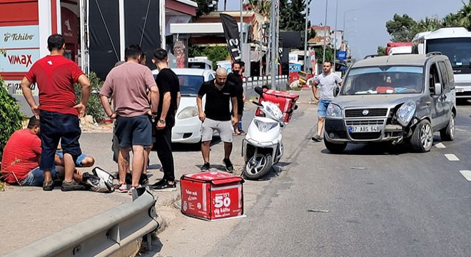 Serik'te kaza: 1 yaralı