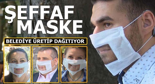 Şimdi de şeffaf maske