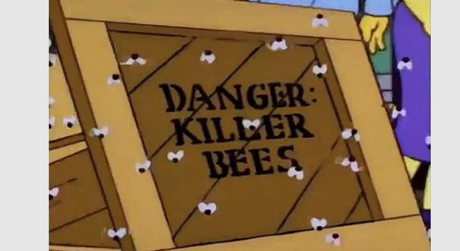 Simpsonlar ABD’deki Katil arıları