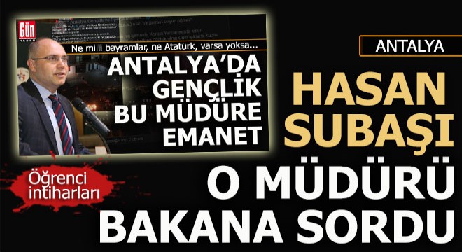 Subaşı, devlet yurtlarındaki intihar olayını Meclis'e taşıdı