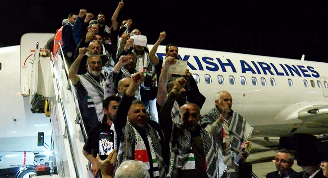 Sumud Filosu aktivistleri İstanbul'a geldi