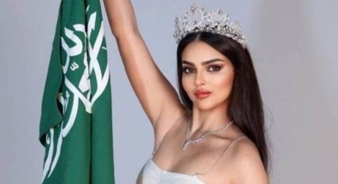 Suudi Arabistan'da bir ilk: Güzellik yarışmasına gönderildi