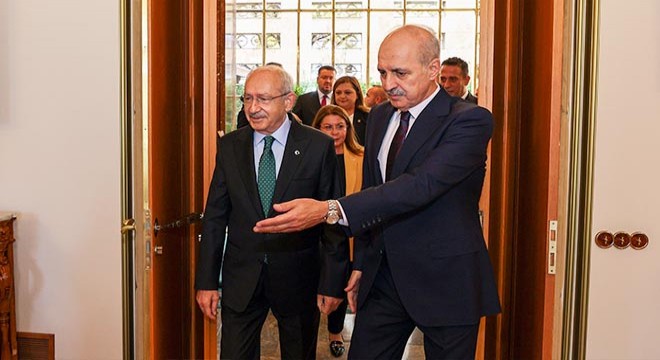 TBMM Başkanı Kurtulmuş, Kılıçdaroğlu'nu kabul etti