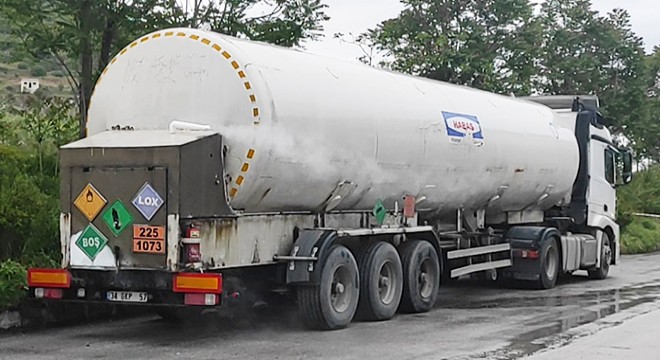 Tankerden sızan gaz korkuttu