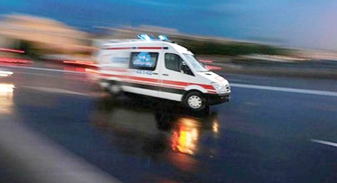 Terasında çalıştığı 2 katlı binadan düşüp öldü