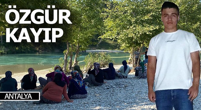 Topun peşinden suya atlayan Özgür ırmakta kayboldu