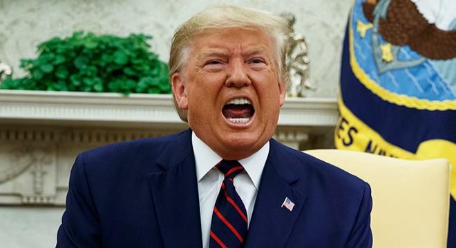 Trump'tan gazeteciye koronavirüs çıkışı
