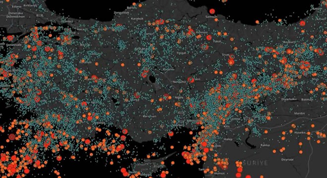 Türkiye ve çevresinde 107 bin deprem meydana geldi