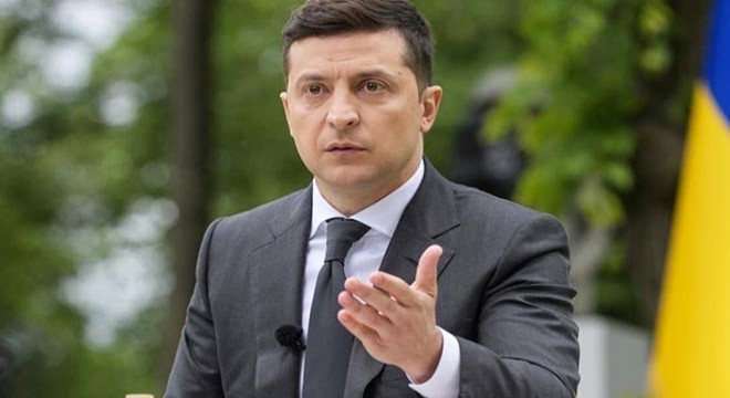 Ukrayna lideri Zelenski'den koronavirüs açıklaması