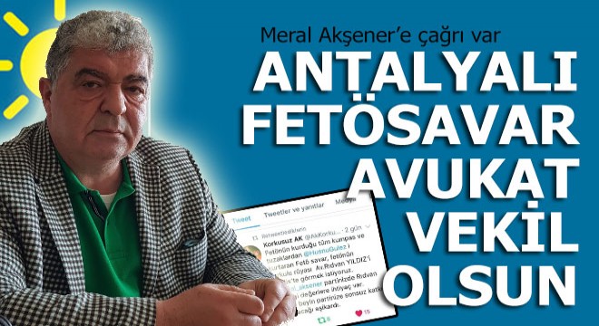 Ünlü avukata 'Fetösavar' benzetmesi...