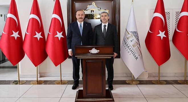 Vali Aktaş mevkidaşı Erin'i ağırladı