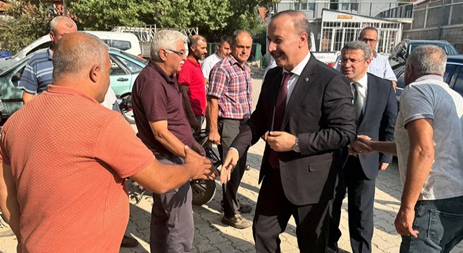 Vali Erin'den şehit babasına ziyaret