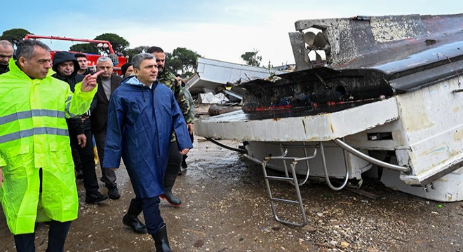 Vali Şahin, Kumköy ve Kundu'da incelemelerde bulundu