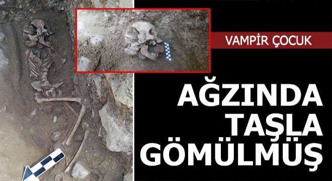 Vampir çocuk bulundu
