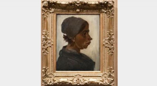 Van Gogh'un 'Kadın Başı' tablosu 1,6 milyon Euro'ya satıldı
