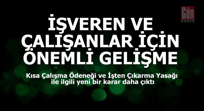 Ve beklenen karar resmi Gazete'de yayınlandı