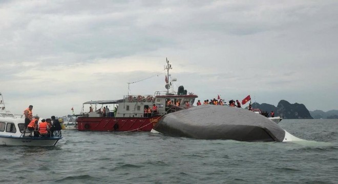 Vietnam'da tur teknesi alabora oldu; 37 ölü
