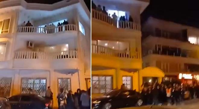 Yalıdaki yılbaşı partisine polis baskını