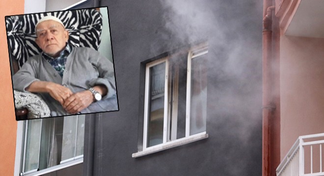 Yanan evinden itfaiyeciler baygınçıkarmıştı;kurtarılamadı