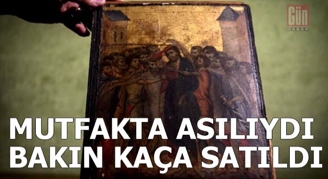 Yaşlı kadın mutfağına asmıştı