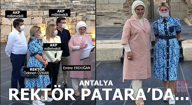 Yeni rektörün ilk önemli protokolü...