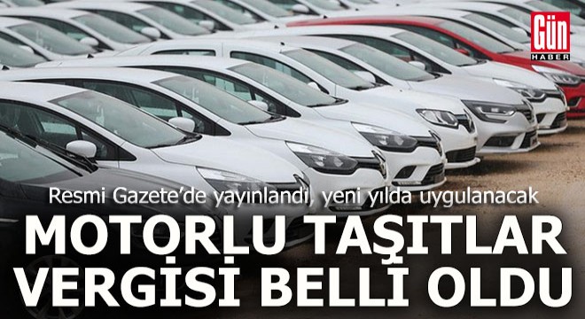 Yeni yılda Motorlu Taşıtlar Vergisi artışı belli oldu