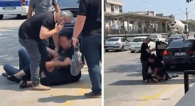 Eski kocasını 'ailemi dolandırdın' deyip darbetti