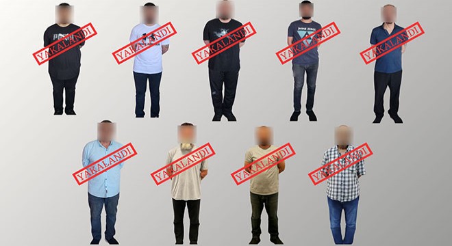 Yurtdışında aranan 9 suçlu yakalanarak Türkiye'ye getirildi