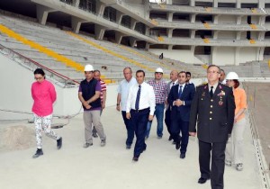 Antalya Stadyumu'nun içinden ilk görüntüler