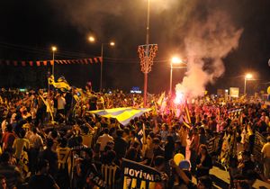 Şampiyonluk Antalya'da böyle kutlandı