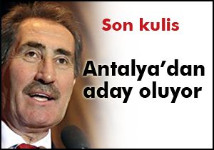 Son kulis: Turizm Bakanı Antalya'dan aday