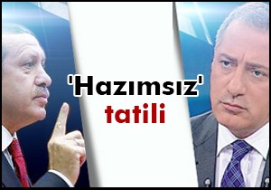 Erdoğan 'hazımsız' dedi, Altaylı 'tatile çıktı'