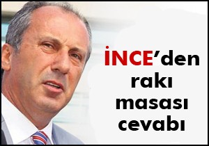 Muharrem İnce'den rakı tepkisi