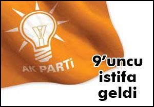 AKP'de 9'ncu istifa