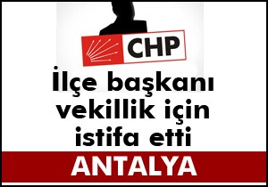 CHP'de vekillik istifası