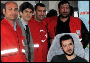 Sporcular kan vermek için yarıştı