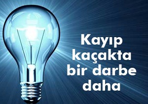 Kayıp kaçakta bir darbe daha
