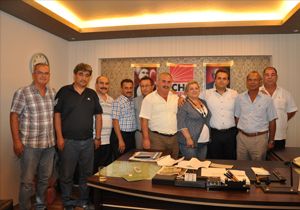 Muhtarlar Devrim Kök’ü ziyaret etti
