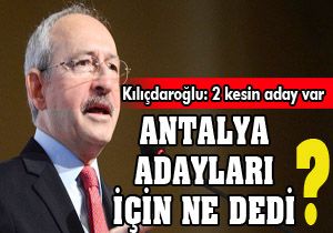 Kılıçdaroğlu;