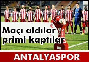 Antalyaspor'da prim sevinci