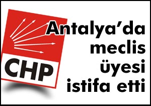 CHP'den istifa var